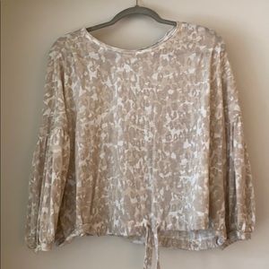 Cheetah Top. Size: Small